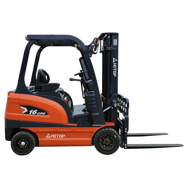 Montacargas Forklift elektrikli 3 Ton 2 Ton 2.5 Ton Hitop Li-ion pil çatal kaldırıcı 3.5 Ton lityum Forklift ile 5.5m yükseklik