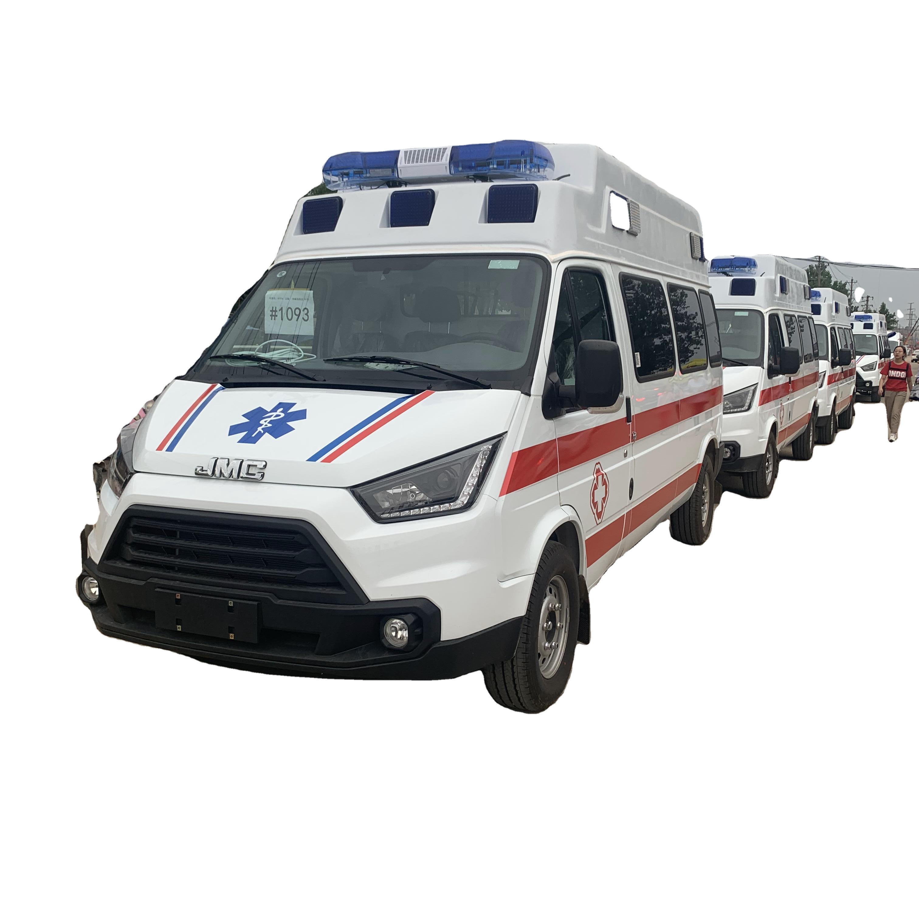 Çin üretici Çok Fonksiyonlu JMC 4*4 ambulans peru