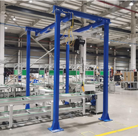 Système de grue KBK en acier haute résistance, 1 tonne, à double poutre, modulaire, sur rail, pour atelier industriel