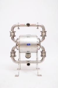 प्रीमियम गुणवत्ता वाले खाद्य कारखाने खाद्य ग्रेड सैनिटरी स्टेनलेस स्टील 304/316 वायु संचालित डबल डायाफ्राम पंप - Product Image 3