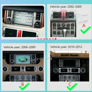 Pour Land Range Rover V8 L322 2002 ~ 2012 autoradio Tesla Gps lecteur multimédia Radio Android 11 Octa Core 8 + 128G avec panneau AC - Product Image 4