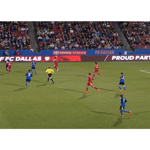 P10 Outdoor Full Color Waterproof Football Stadium Perimeter Stadium Led Display