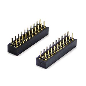 Conector de cabezal hembra de paso de 1,27mm Doble fila recta H2.1mm 2*10P - Product Image 1