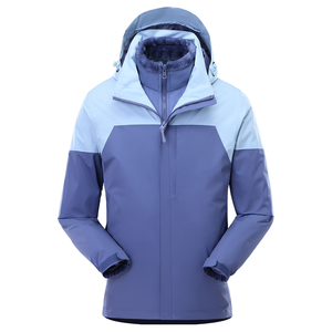 Veste softshell imperméable 3 en 1 pour homme, avec capuche amovible et doublure polaire, pour l'hiver - Product Image 2