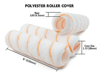 ROLLINGDOG-Standard 00394 3pcs 9 "Polyester Roller Covers