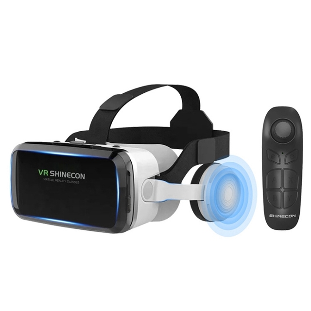 Dropshipping VRSHINECON G04BS+B03 Handle 3D Virtual Reality Helmet VR Glasses With Wireless Headset