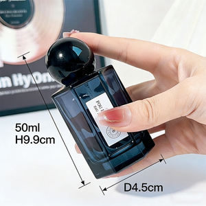 Exclusive 50ml Transparent Glass Perfume Bottle Refill <strong>Spray</strong> With Plastic Ball Cap for Fragrance Use - Product Image 6