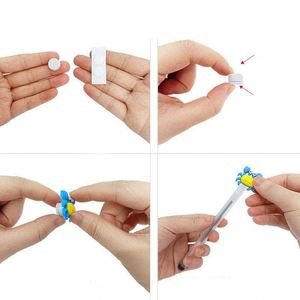 Trompos Giratorios Creativos DIY, Pegatinas 3D de Dibujos Animados, Juguetes Combinados de Trompos Giratorios - Product Image 4
