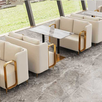 Meubles de restaurant modernes et simples en vente chaude, ensemble table et chaises, café, restauration, banquettes de restaurant personnalisées, canapé de salle