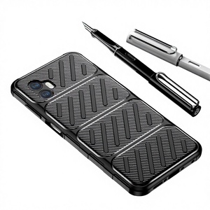 Coque de téléphone antichoc en TPU souple à motif carbone et design animal pour <span class=keywords><strong>Xcover</strong></span> 7 & S26 Ultra, avec dissipation thermique - Product Image 1