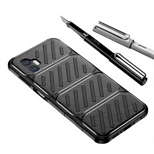 For for Xcover 7 & S26 Ultra Animal Design Carbon Fiber Pattern TPU Soft Heat Dissipation Drop-Resistant Phone Case