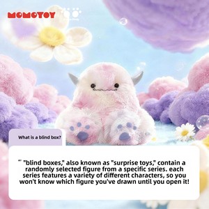 MOMOTOY Dundaoshou Dundun Beast Family Series, Peluche Súper Suave, Adorno para Bolsa, Caja Sorpresa, Figura Coleccionable, Juguete <span class=keywords><strong>de</strong></span> Moda, Regalo Unisex - Product Image 3