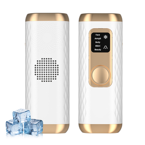 Offres Spéciales 2025 <span class=keywords><strong>Machine</strong></span> Laser pour enlever les cheveux brun Laser maison corps Ipl épilateur glace refroidissement femme épilation - Product Image 1