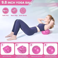 Ensemble de 13 pièces pour le yoga et le Pilates, comprenant une ceinture élastique portable écologique, un cercle de yoga, une balle de Pilates, pour l'entraînement à domicile et la remise en forme