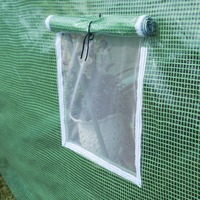 Rumah Kaca Mini Grosir Tahan UV Berbahan Plastik PE, Terowongan Masuk, Mudah Dirakit, Gaya Modern, Rangka Baja Galvanis