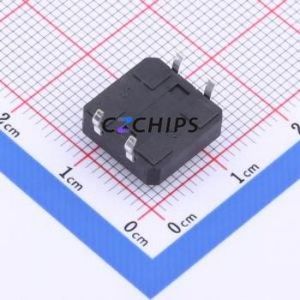 TS-KG1103-BB55F Tactile Switch Through hole Component THT,12x12mm Switch Single Pole Single Throw Round Button 2.5N Through Hole - Product Image 2