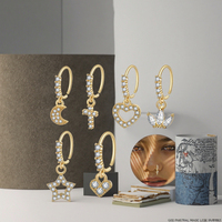 Anneau de nez Xinfocus, piercing de nez, anneau de nez 20G, boucle d'oreille pendante, acier chirurgical, piercing de créateur, boucle d'oreille pour femmes