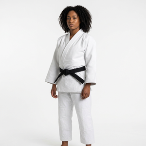 Kimono de Jiu-Jitsu 100% coton, tissage perlé, uniforme BJJ, logo personnalisé, kit de Jiu-Jitsu brésilien pour l'entraînement et la compétition - Product Image 6