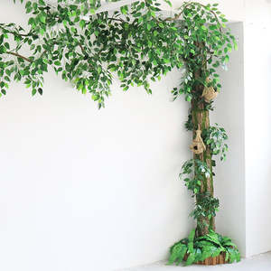 Cubierta Decorativa para Columnas de Árboles Artificiales, Envoltura para Tuberías, Decoración de Interiores, Balcón, Vegetación, Paisajismo - Product Image 1