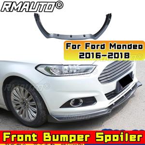 Para Ford Mondeo 2016-2018, Difusor de Labio de Parachoques Delantero, Accesorios para Coche, Pieza de Modificación de Labio de Parachoques Negro Brillante - Product Image 2