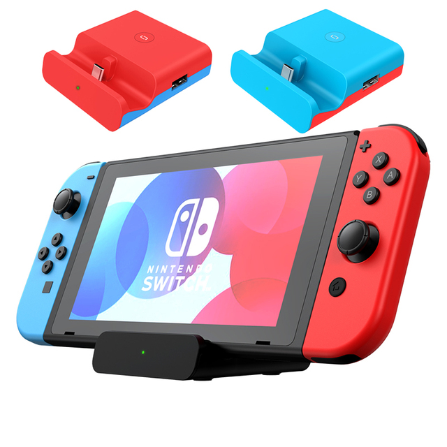 Portable 5 in 1 Switch Charging Stand Dock 4K Adapter With 2 Extra USB Replacement Docking Station for Nintendo Switch/Lite