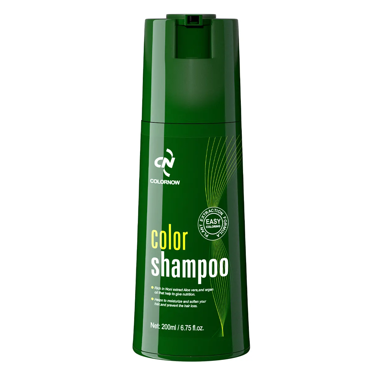 Shampoo color castano per capelli per la copertura dei capelli grigi