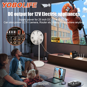 요보라이프 휴대용 태양광 발전소 150W 태양광 가정용 발전기 110V 220V AC/DC 전원 공급 실내외 휴대용 태양광 키트 - Product Image 6