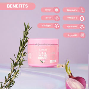 Masque capillaire naturel à l'oignon, au romarin et à l'huile d'argan, enrichi en collagène, 3 peptides et complexe de 11 acides aminés pour la force et la croissance - Product Image 6