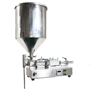 Semi Automatic Liquid Sachet Paste Piston Pneumatic Paste Liquid Filling Machine