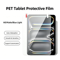 Protection d'écran pour tablette en PET transparent HD anti-rayures en gros pour iPad Air Pro Mini 7.8 10 11 12.9 13 pouces