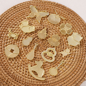 Broche porte-collier en alliage véritable motif Cheval Petit, base en brocart, collier à collier brodé, pince à cheveux, fait main, kit DIY - Product Image 2