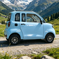 Voiture électrique mini EV à deux portes et deux places, sans permis, quatre roues, 45 km/h, pour adultes, fermée, certifiée EEC / COC / CE