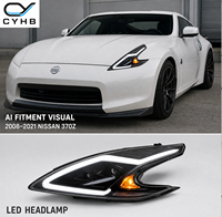 Kit de modernisation des phares pour Nissan 370Z 2008-2021 avec feux de jour à LED et clignotants 12V