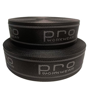 Nhà máy cung cấp trực tiếp xương cá dải cao su trượt vành đai đàn hồi Polyester jacquard Ribbon cho quần eo cho quần áo - Product Image 3