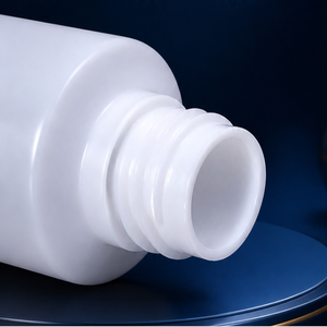 White PET Nasal Mist <b>Spray</b> <b>Bottle</b> Oral Throat Sprayer Round <b>Empty</b> Plastic <b>Bottle</b> for Medicine - Product Image 2