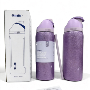 Botella Deportiva OWALA Personalizada, Color Rojo Vino, de Acero Inoxidable, Aislada al Vacío de Doble Capa, con Asa, Gran Capacidad, para Uso en Exteriores - Product Image 6