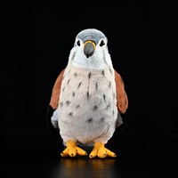 Juguetes de Peluche de Águila Roja de Simulación Personalizados OEM/ODM, Animales de Peluche de 25 cm para Exhibición en Museos, Colección Cultural, Recuerdo Turístico