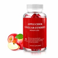 Gummies au vinaigre de cidre de pomme, complément alimentaire végétalien pour le soutien digestif, marque privée OEM ODM