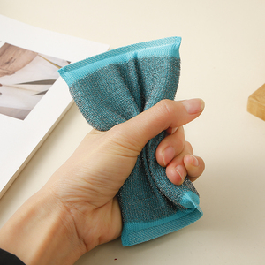 Vật tư vệ sinh nhà bếp bán buôn, miếng chà rửa chén bằng lưới không kim loại, miếng bọt biển chà rửa không trầy xước - Product Image 3