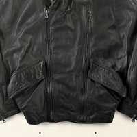 Veste en cuir véritable sur mesure pour homme, style vintage, coupe-vent, bomber, veste en cuir surdimensionnée vintage pour homme