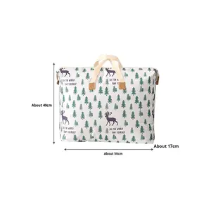 Sac de <span class=keywords><strong>rangement</strong></span> pour couette en tissu pliable de grande capacité épaissi anti-poussière pour vêtements couvertures jouets emballage de bagages pour <span class=keywords><strong>Amazon</strong></span> - Product Image 5