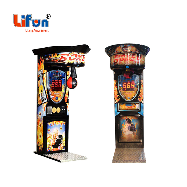 Boxing-arcade-machine Coin Operated Punching Bag Kick Training Punching Electronic Boxing Arcade Gaming Machines