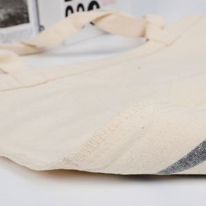 Bolsas de Tela Ecológicas Estilo Europeo, Forma Cuadrada, Uso Diario, Patrón de Letras, Reutilizables, Recicladas, con Logotipo Personalizado - Product Image 3