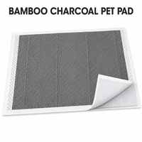 Tapis d'entraînement pour chiens en charbon de bambou, super absorbants, anti-odeurs, étanches, jetables, pour chiots - Fournisseur OEM
