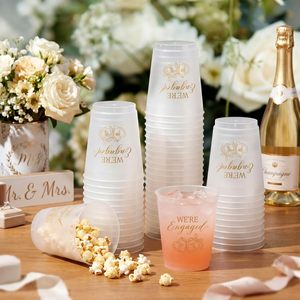 Bicchieri in Plastica PP Opaca Personalizzabili con Logo per Matrimoni ed Eventi, 9oz 12oz 16oz - Product Image 3