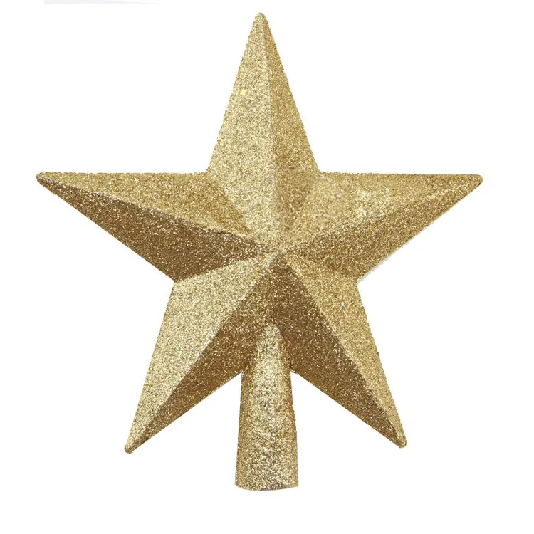 20CM Weihnachts baum Dekoration Zubehör Weihnachts anhänger Ornamente Weihnachts baum Top Star