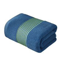 Dobby Bordered Good Quality Towel Combed Cotton Bathroom Towel Customized Color of Luxury Cotton Bath Towel