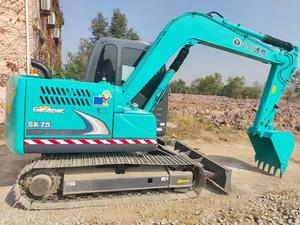 Machine de construction kobelco marque SK75 Sk75SR mini pelle, pelle d'occasion 7ton 8ton SK75 avec de faibles heures - Product Image 2