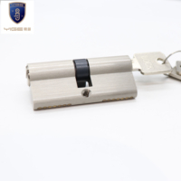 Cylindre de serrure de porte à mortaise double ouverture 80 mm personnalisé, en laiton durable, vente en gros d'usine, OEM/ODM, marque YIGE, style moderne, Chine