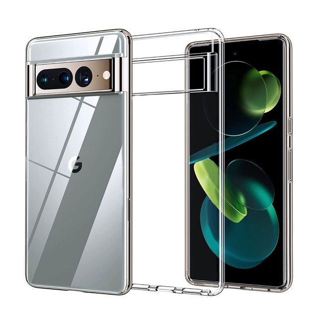 Mobile Phone Cases 2.0mm Soft TPU clear Transparent Shell Cover for google Pixel 6 6a Pro 7 7a Pro 8 8pro